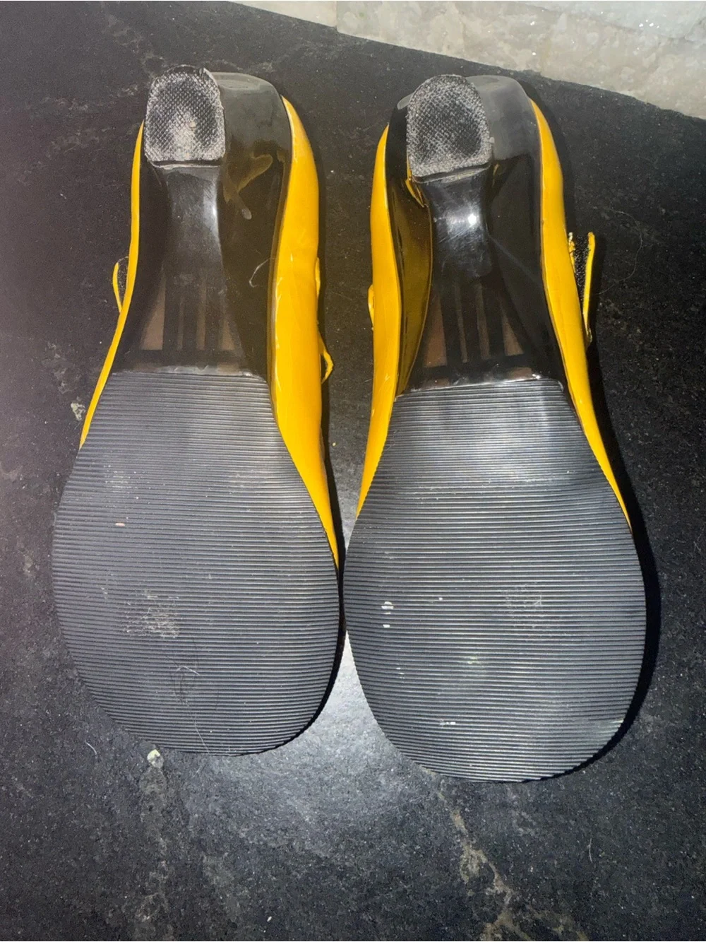 Disney Minnie-Inspired Yellow Mary Jane Flats 🎀✨ | size 7